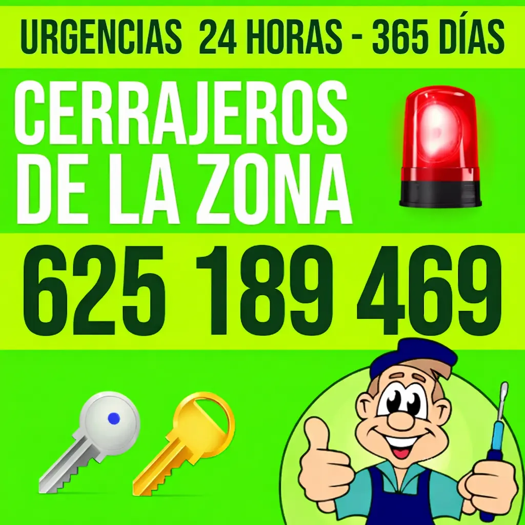 Cerrajeros de urgencia 24 horas - 625 189 469